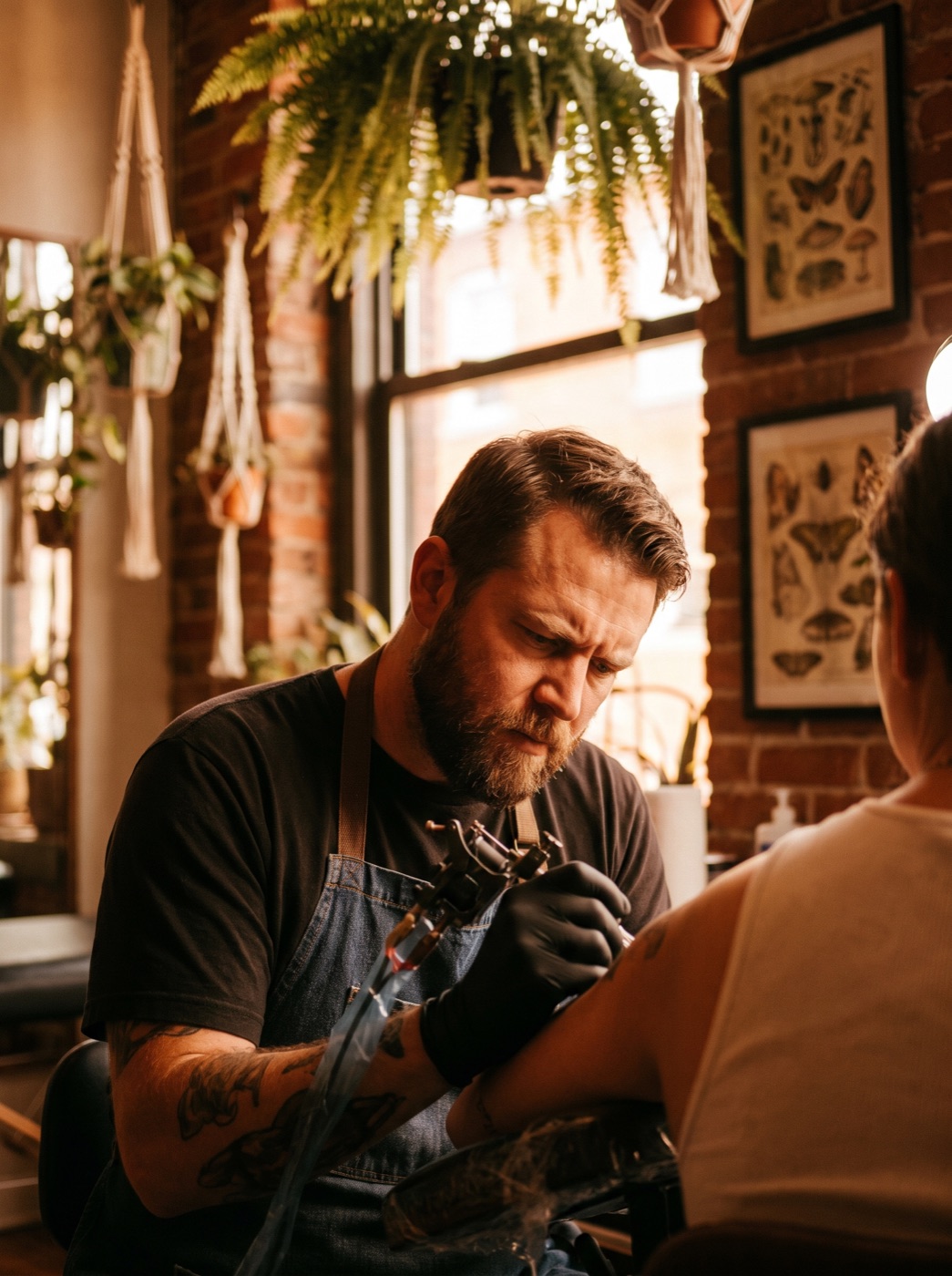 Tattoo work at Crooked Finger